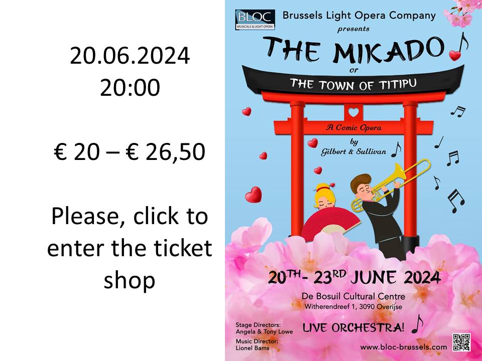 The Mikado (Premiere), 20.06.2024, 20:00 - verfügbare Tickets